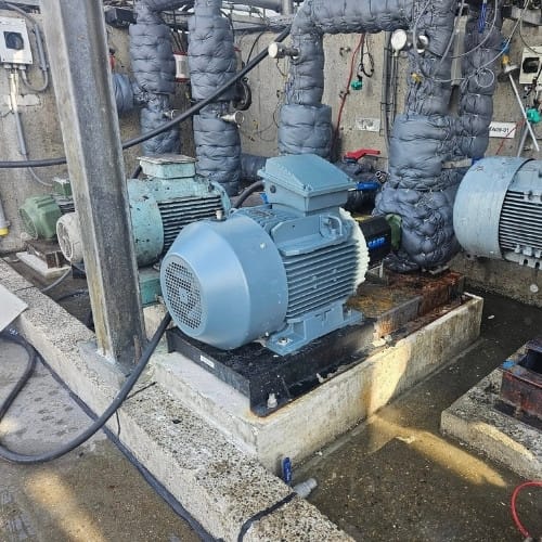 30kw ip66 motor geplaatst